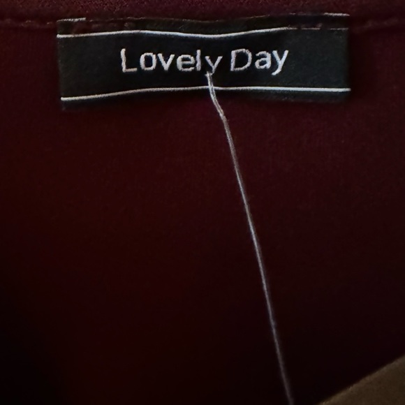 Pitaya Maroon Mini Dress Size Small - Picture 5 of 5